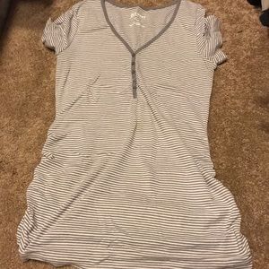 Old navy maternity striped top